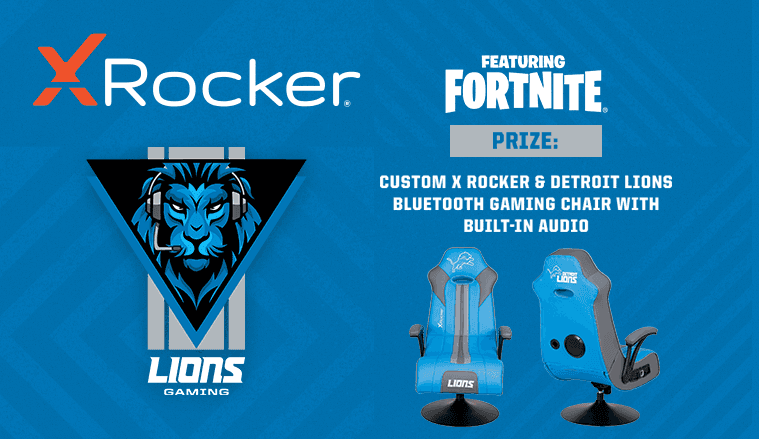 Lions Gaming + X Rocker Featuring Fortnite (Solos) - Detroit Lions ...